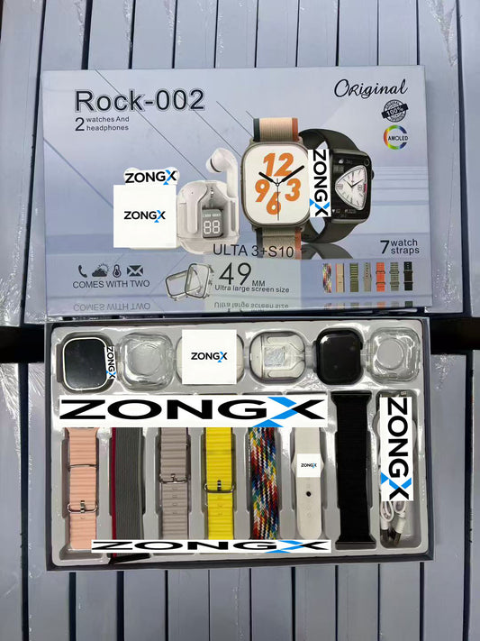 ZongX Ultra3 Pro – Pack Montre Intelligente & Écouteurs TWS