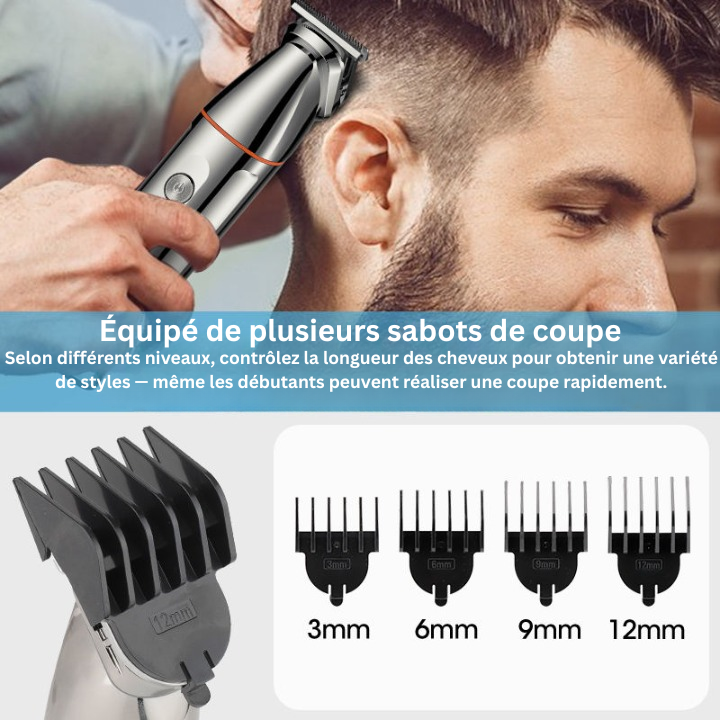 Rasoir Électrique Rechargeable 5 en 1 Résistant à l’Eau