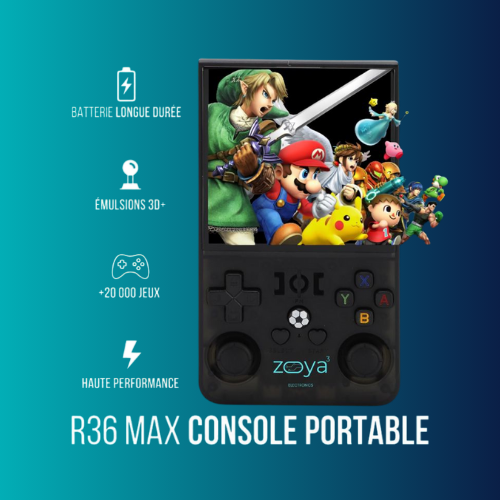 Console portable rétro R36 Max