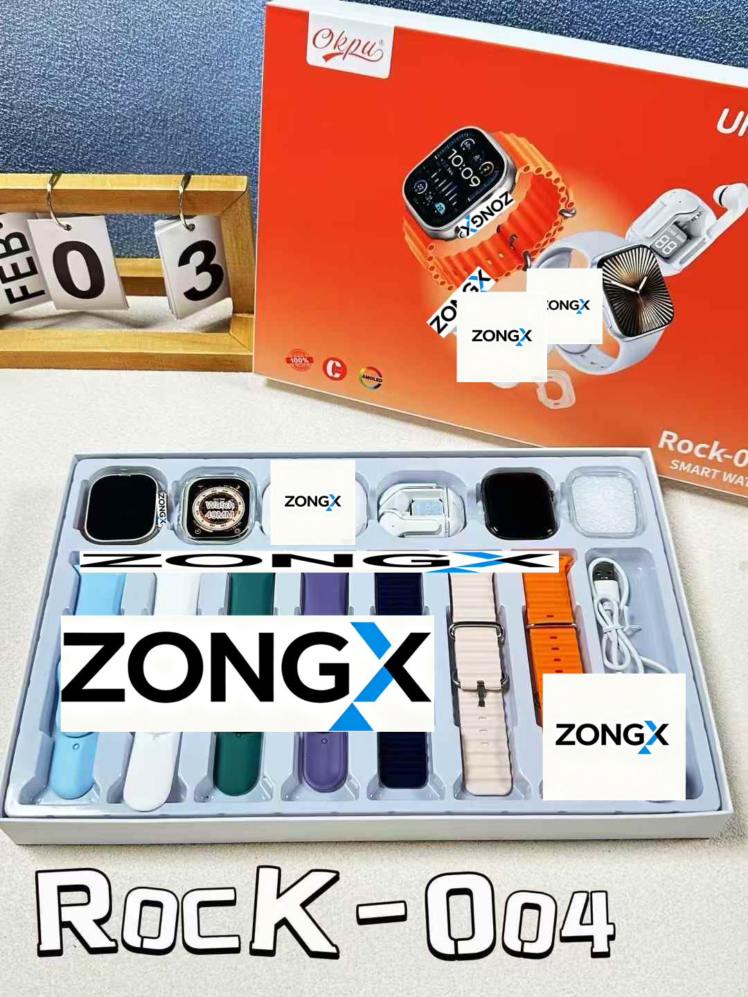 ZongX Ultra3 Pro – Pack Montre Intelligente & Écouteurs TWS