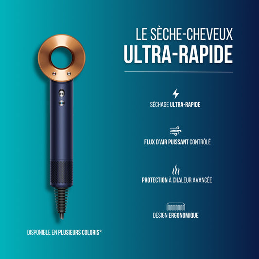 Sèche-cheveux haute vitesse ionique