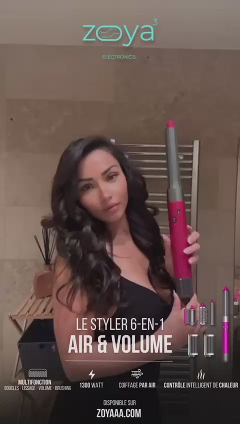 Sèche-cheveux haute vitesse 6-en-1